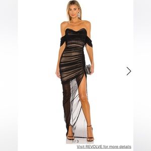 Nookie Dita Mesh MIDI Gown - Revolve